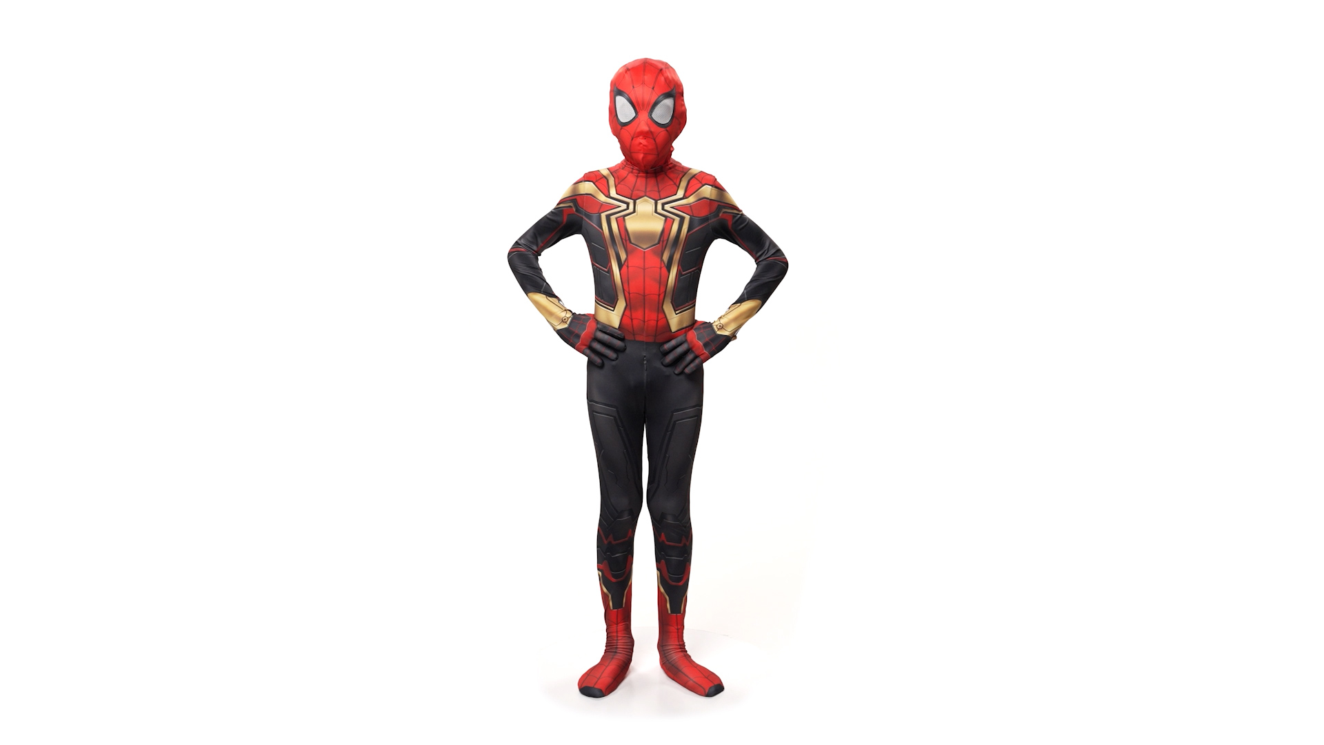 JWC3154 Spiderman Integrated Suit 360 Rotation